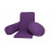 Backjack + Meditasyon Minderi + Bolster Minderi (Mor)
